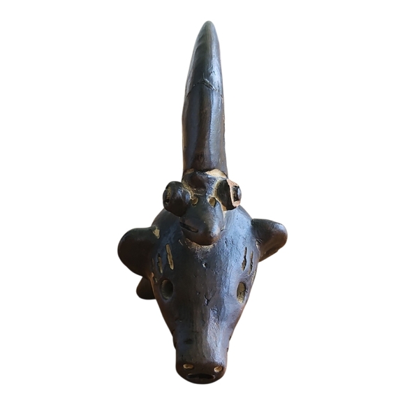 Vintage Clay Tucan Ocarina - Picture 2 of 7